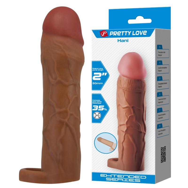 Melez Rengi Silikon Penis Kılıfı - Hani