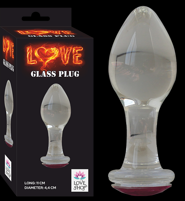 Love Glass Plug Beyaz