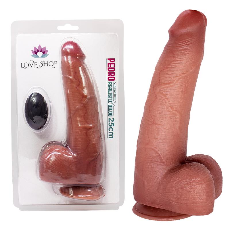 Pedro Çift Katman Titreşimli Penis