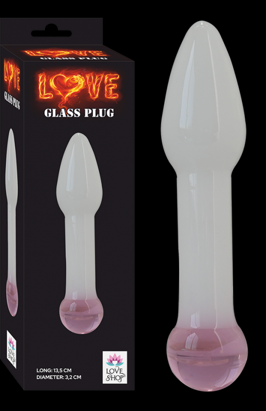 Love Glass Uzun Plug Beyaz