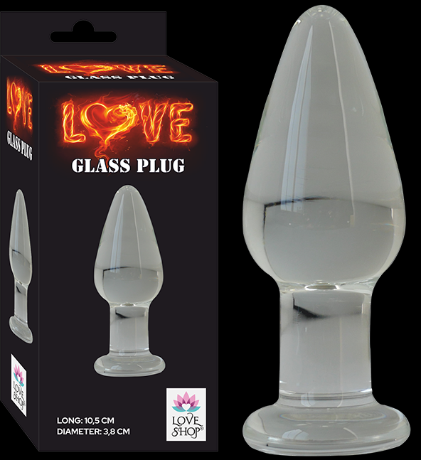 Love Glass Plug Beyaz 1
