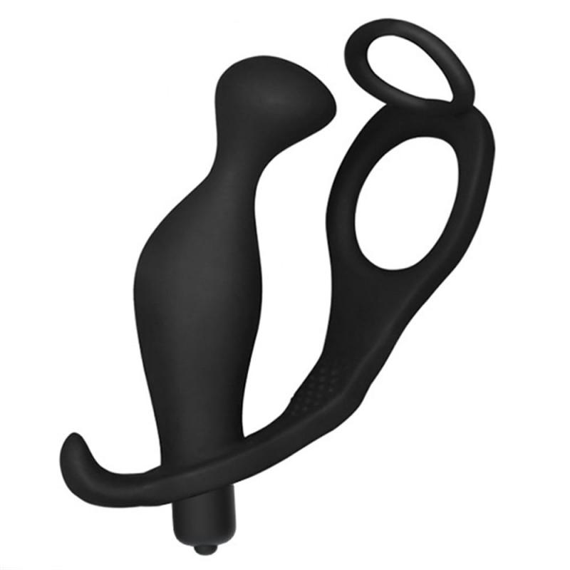 Penis Halkalı Titreşimli Anal Penetratör Plug
