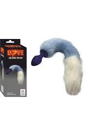 Love Glass Plug Blue