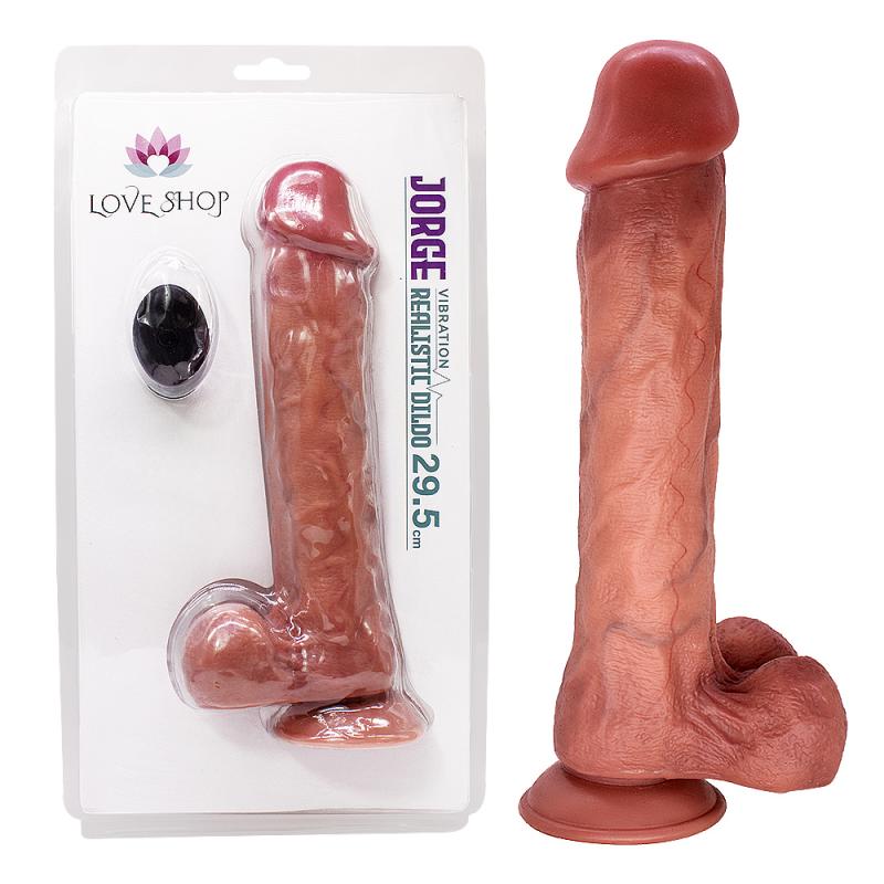 Jorge Çift Katman Titreşimli Penis