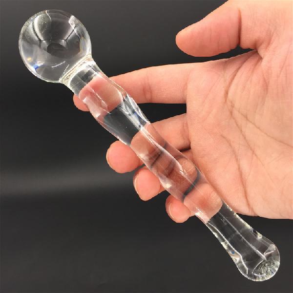 Glass clear penis 1